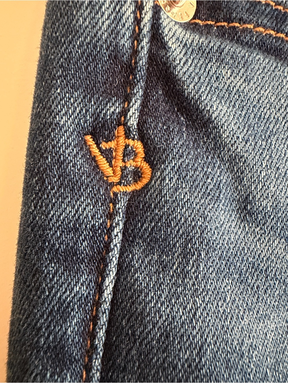 Veronica Beard Beverly Skinny Flare High Rise Bright Blue Jean Size 27 - Picture 4 of 8